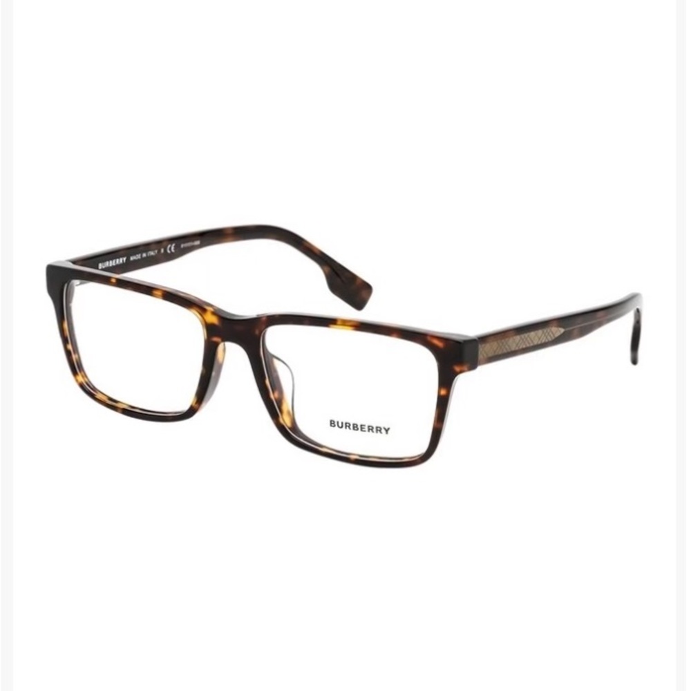 Burberry Dark Havana Square Eyeglasses (NEW)unisex